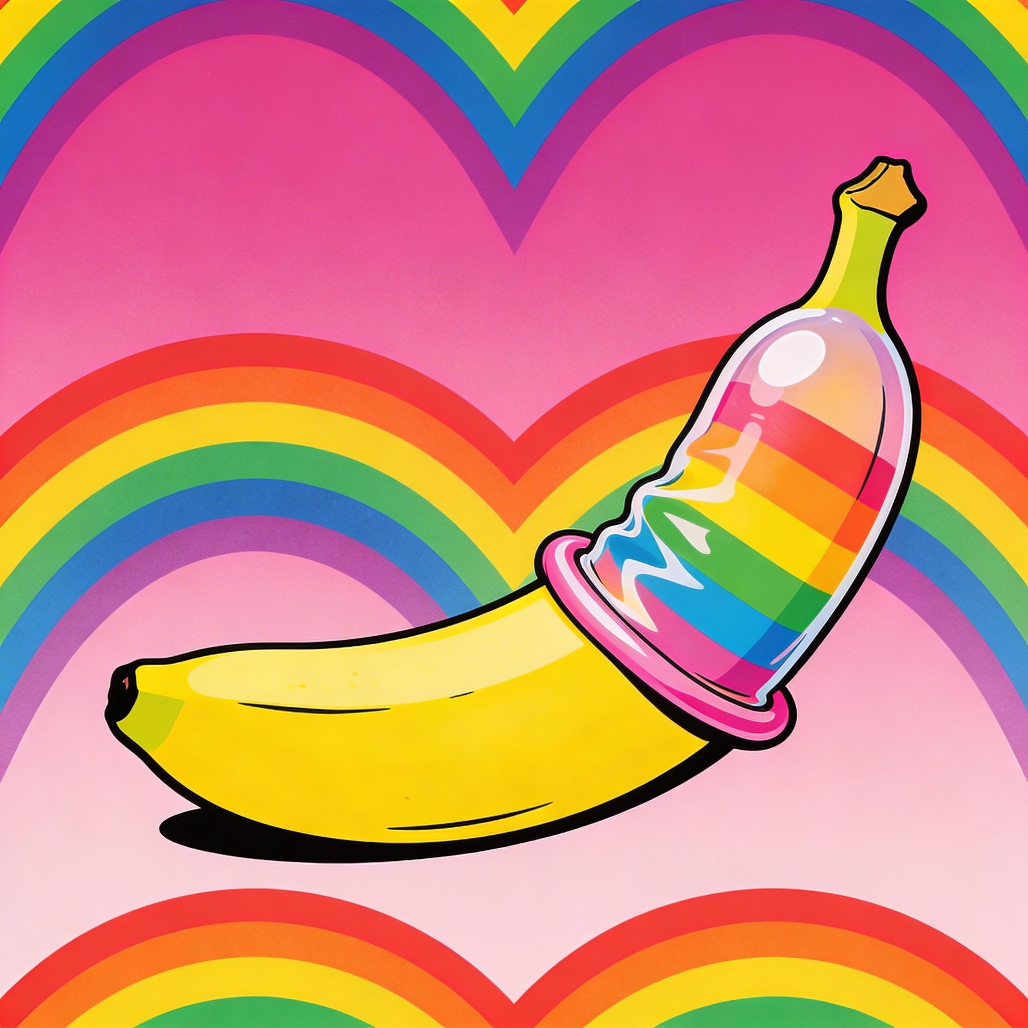Wo Penis zensiert wird, nehmen wir eben Bananen - NEU BEI KUNSTWERK BILDER