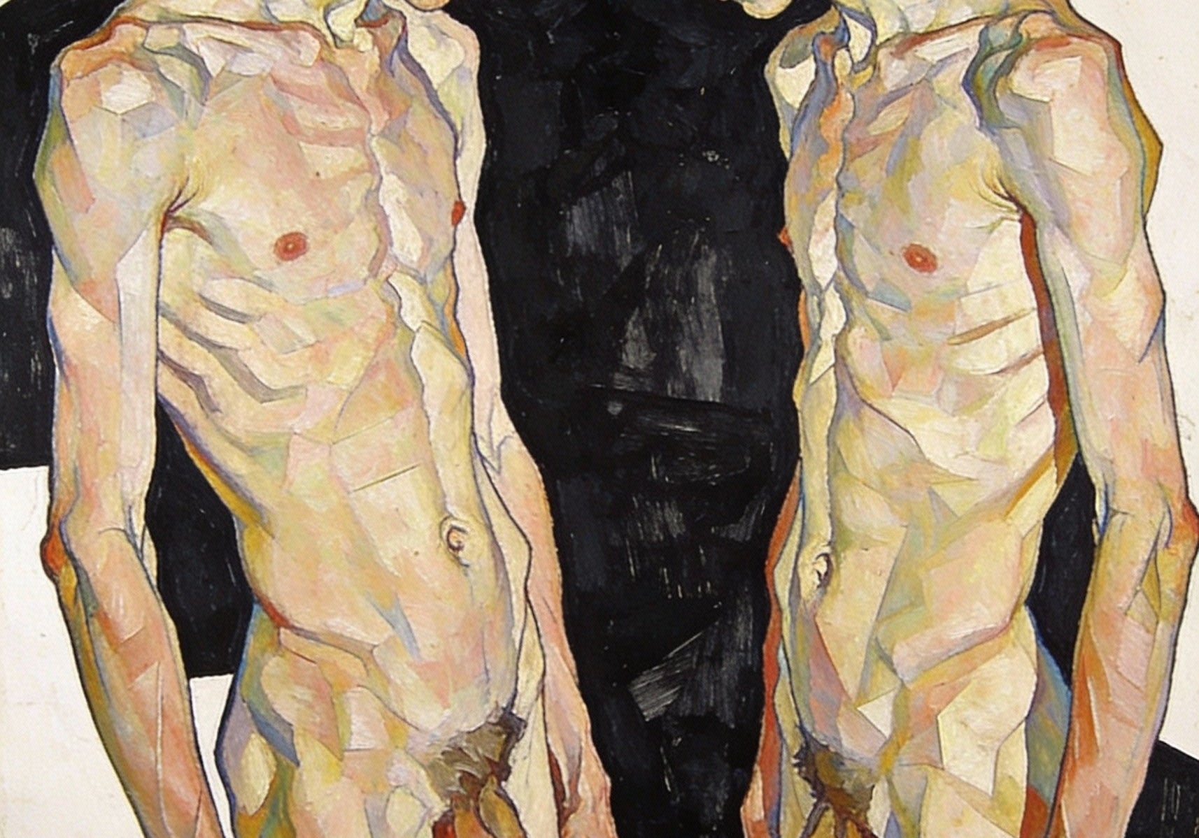 NEU BEI KUNSTWERK BILDER - Erotische Gay Art nach Egon Schiele