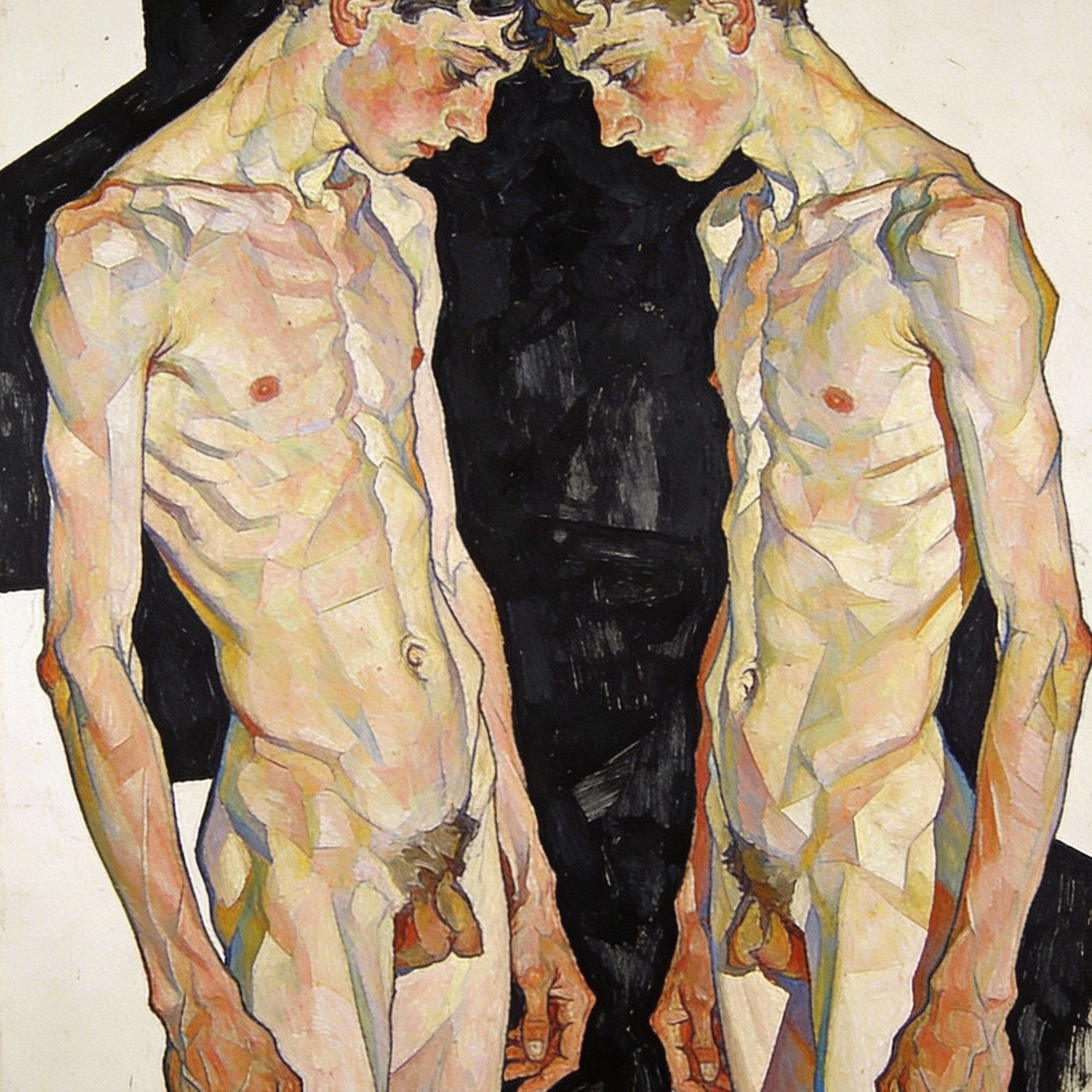 NEU BEI KUNSTWERK BILDER - Erotische Gay Art nach Egon Schiele