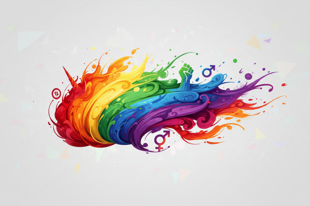 Gay Art - Rainbow Kunst, Pride, CSD