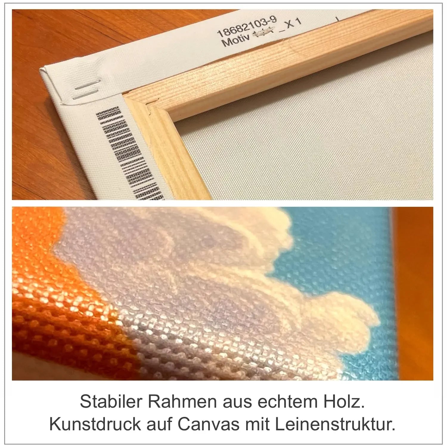 Van Gogh Blühender Baum Kunstdruck auf gerahmter Leinwand, 70x50 cm