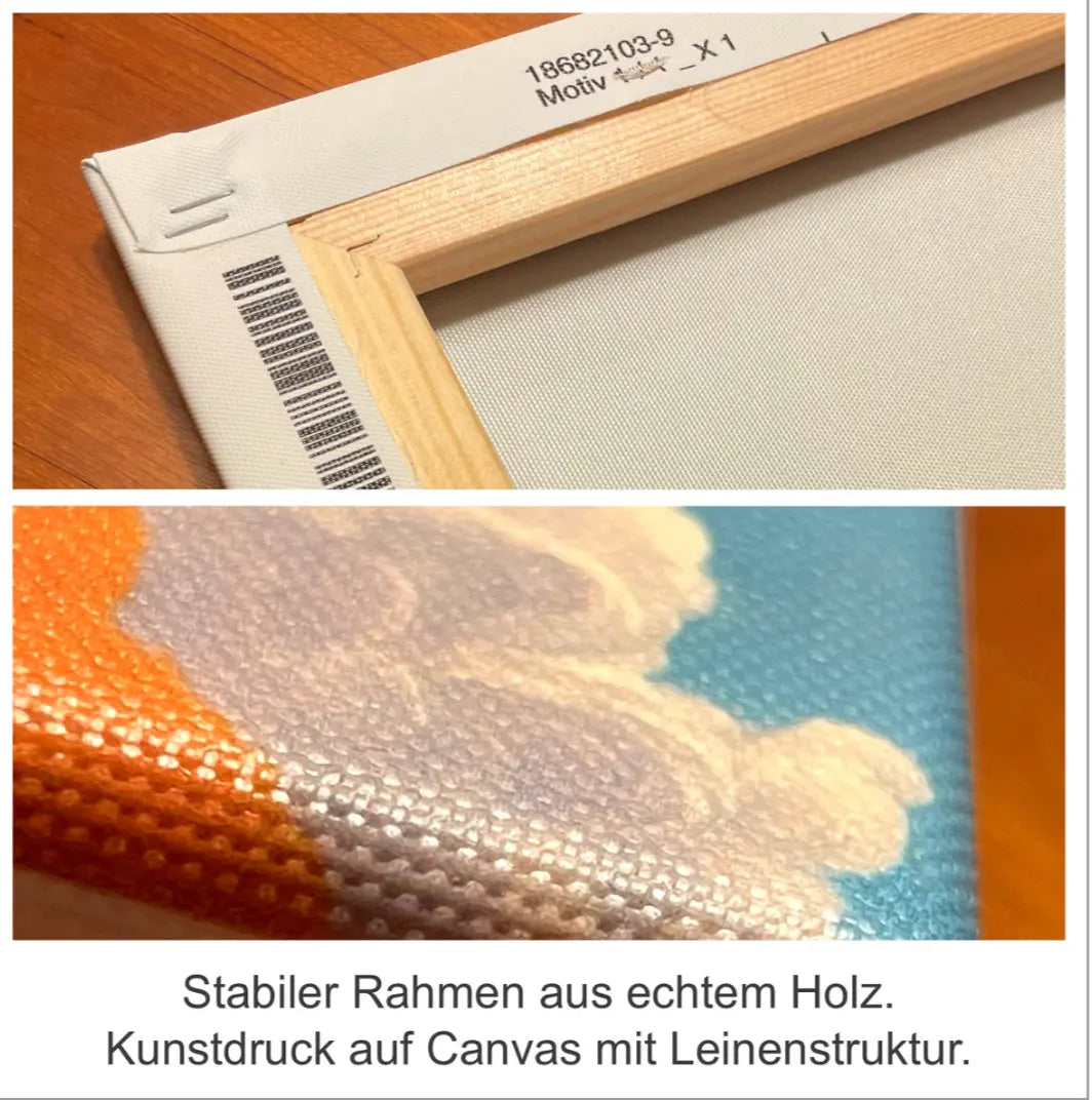 Chubby Pride Kiss - Pop-Art Wandbild | Kunstwerk Bilder KUNSTWERK BILDER