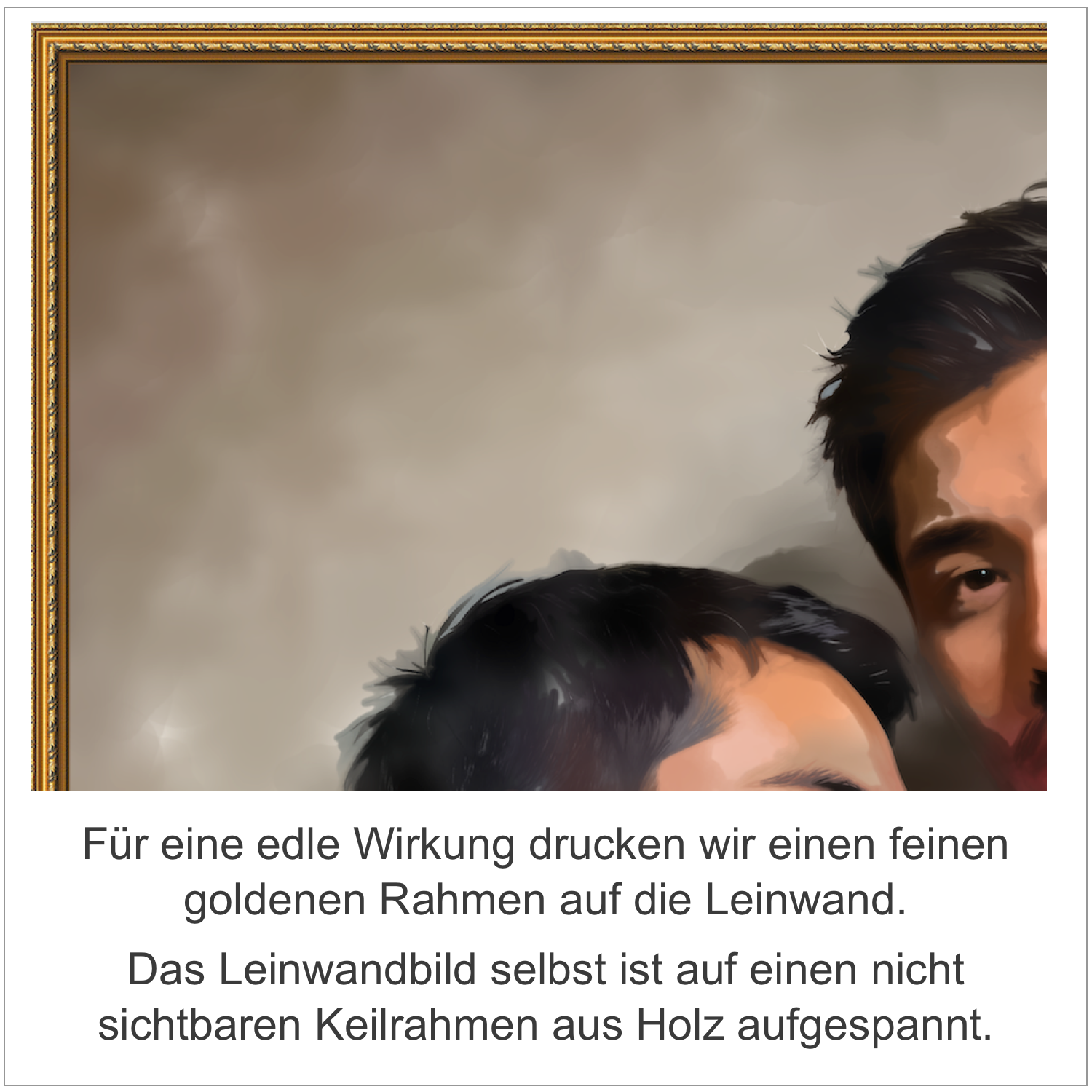 Innerlig omfamning - Gay kärlek väggbild