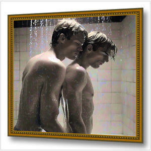 Unter der Dusche - Stille Zweisamkeit | Kunstwerk Bilder KUNSTWERK BILDER