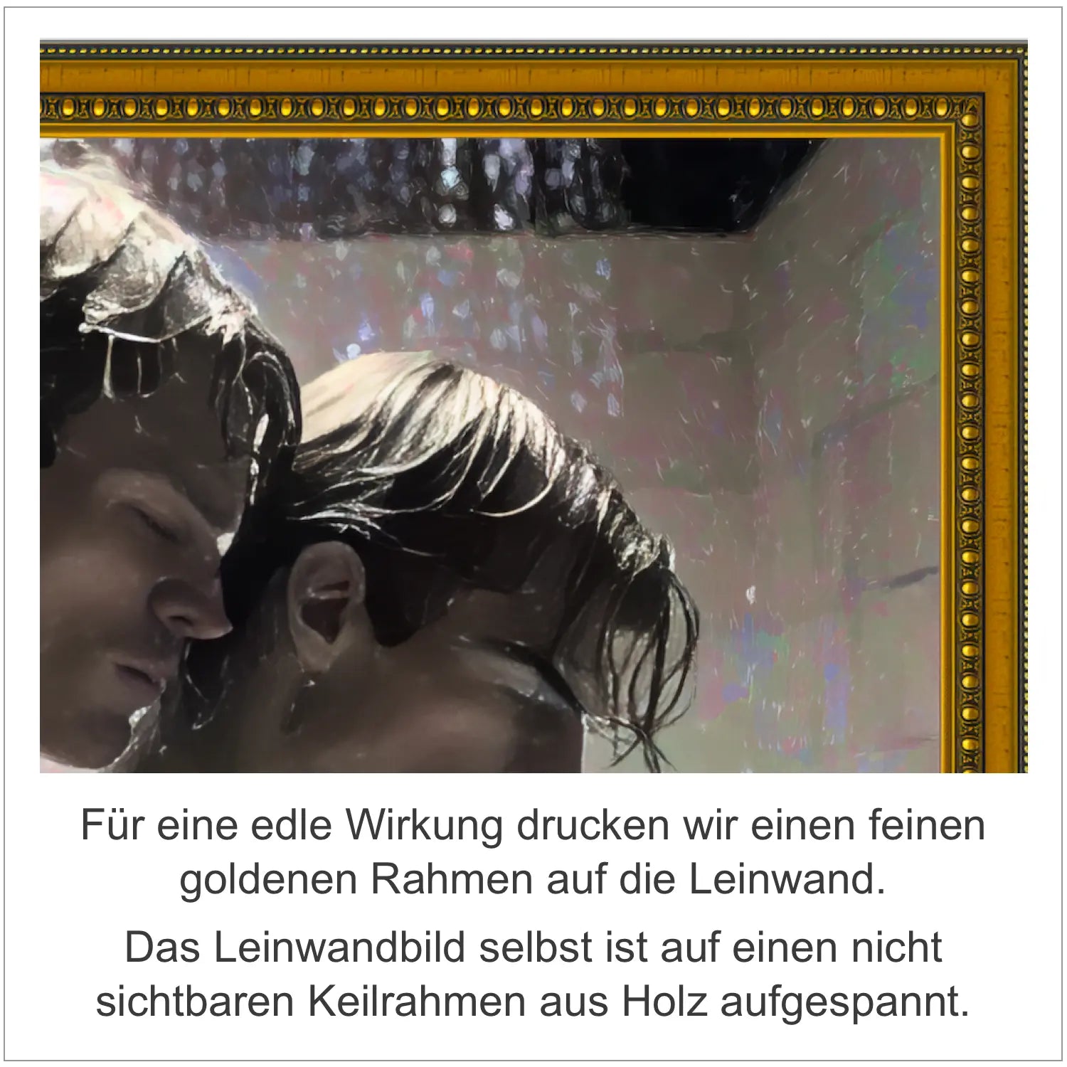 Unter der Dusche - Stille Zweisamkeit | Kunstwerk Bilder KUNSTWERK BILDER