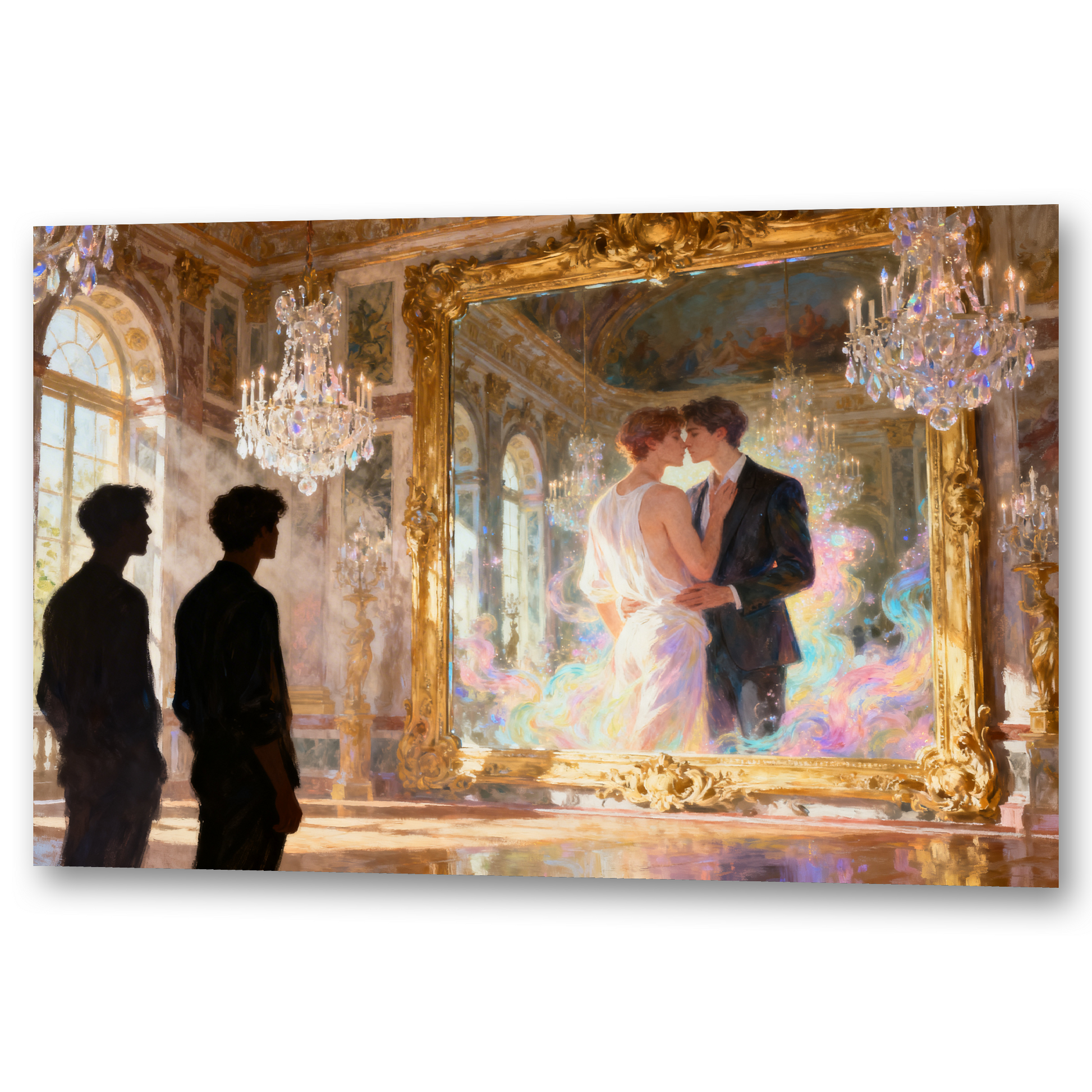 Gay Art - The Magic Mirror of Versailles - Two Men, a Promise