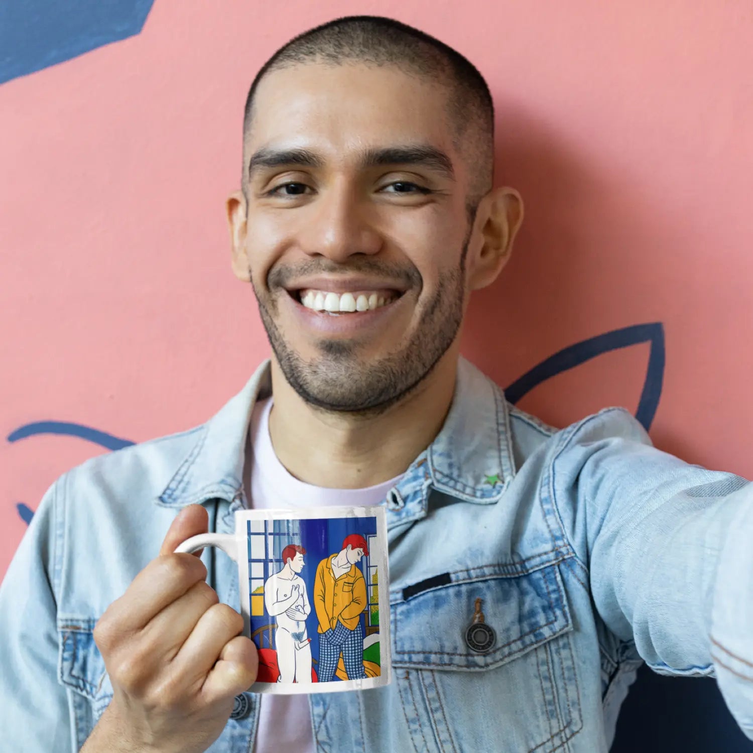 Morgen zu zweit - Gay Love Tasse | Kunstwerk Bilder KUNSTWERK BILDER