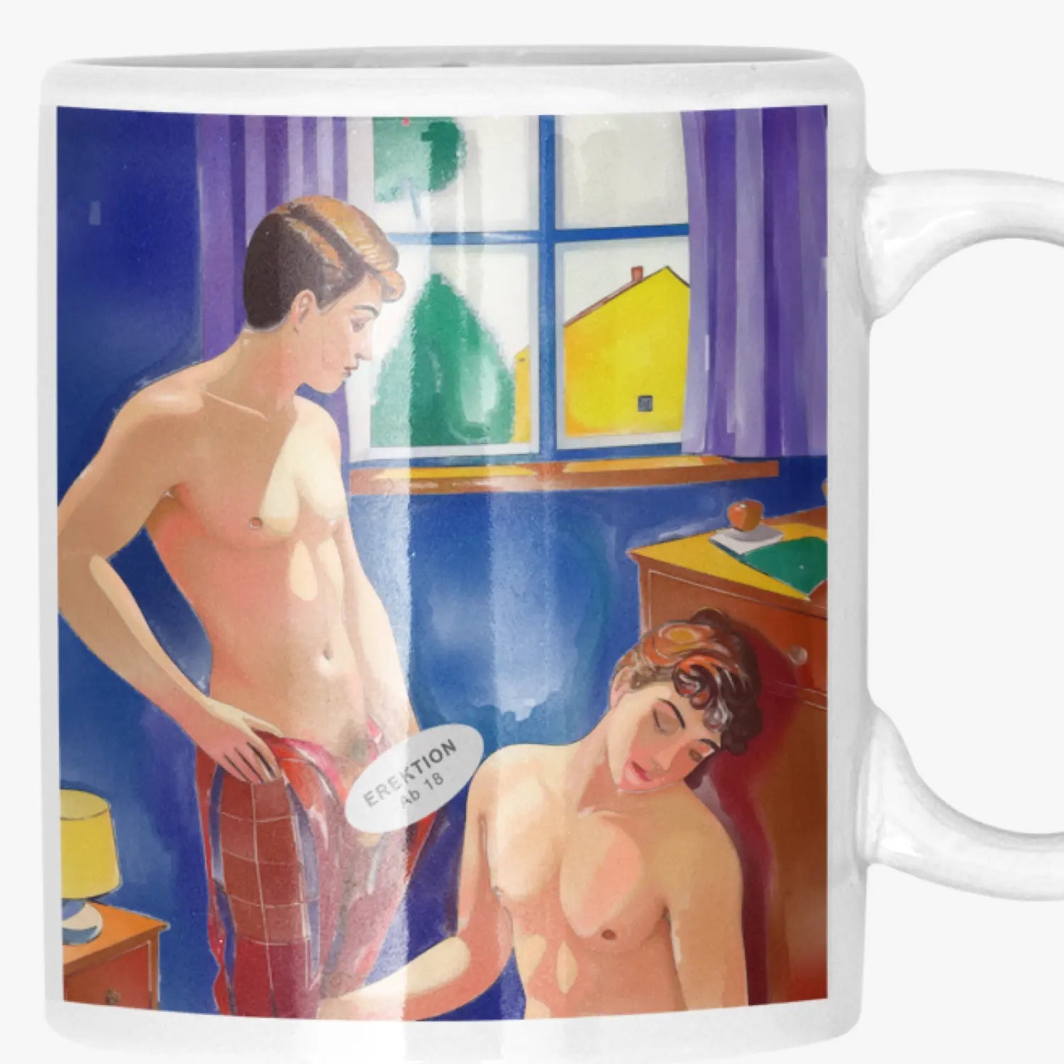 Intime Momente - Gay Love Kunst-Tasse | Kunstwerk Bilder KUNSTWERK BILDER