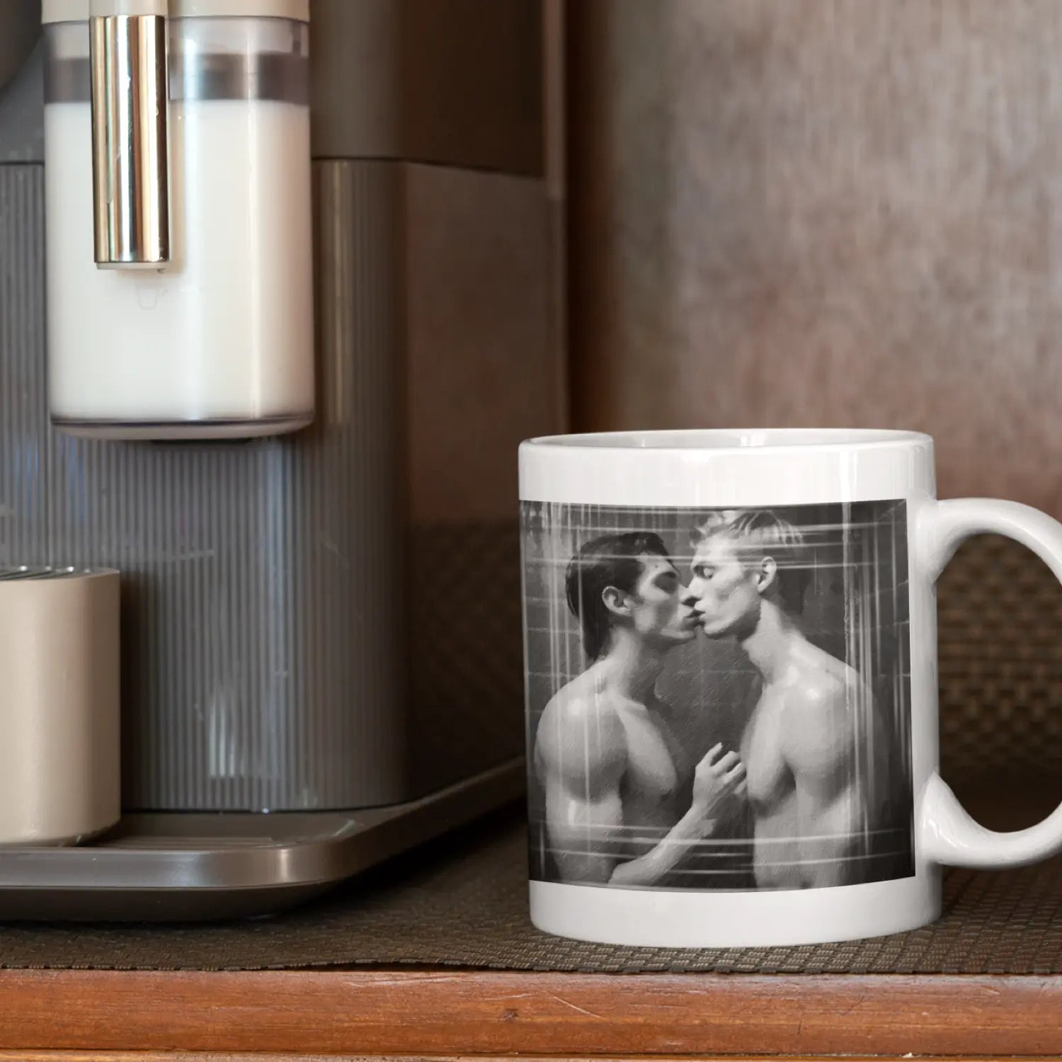 Verbotene Liebe - Vintage Gay Love Tasse | Kunstwerk Bilder KUNSTWERK BILDER