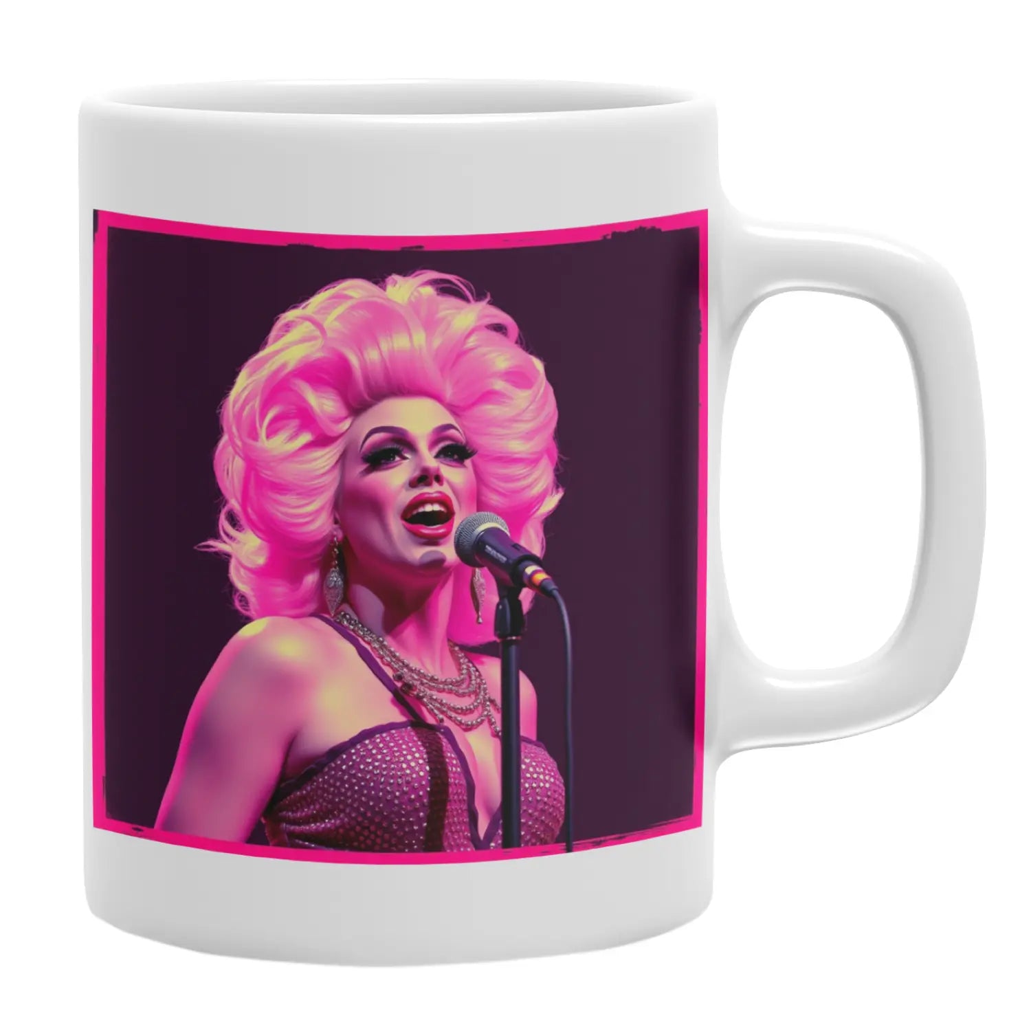 Glamour & Pride - Drag Queen Kunst-Tasse | Kunstwerk Bilder KUNSTWERK BILDER