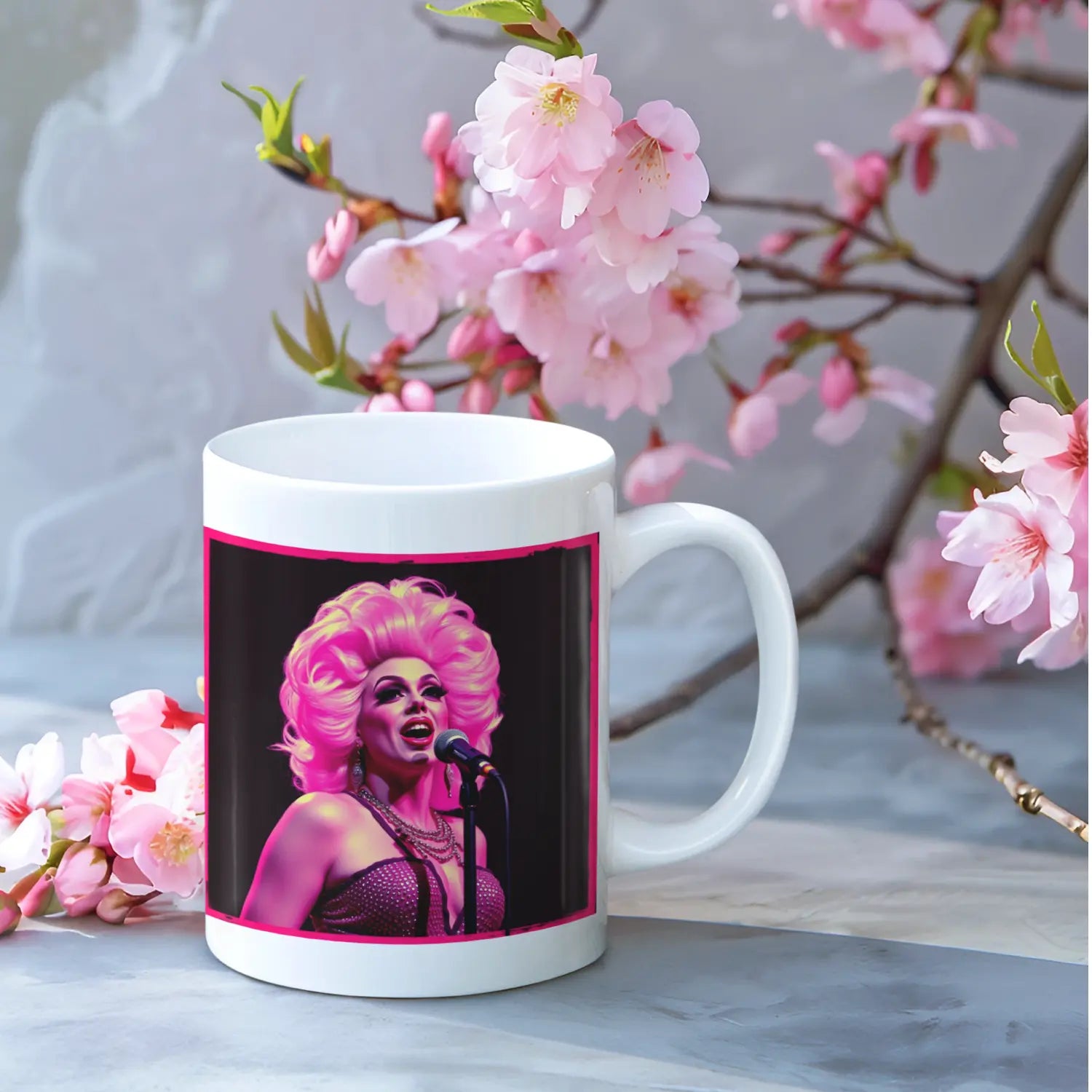 Glamour & Pride - Drag Queen Kunst-Tasse | Kunstwerk Bilder KUNSTWERK BILDER