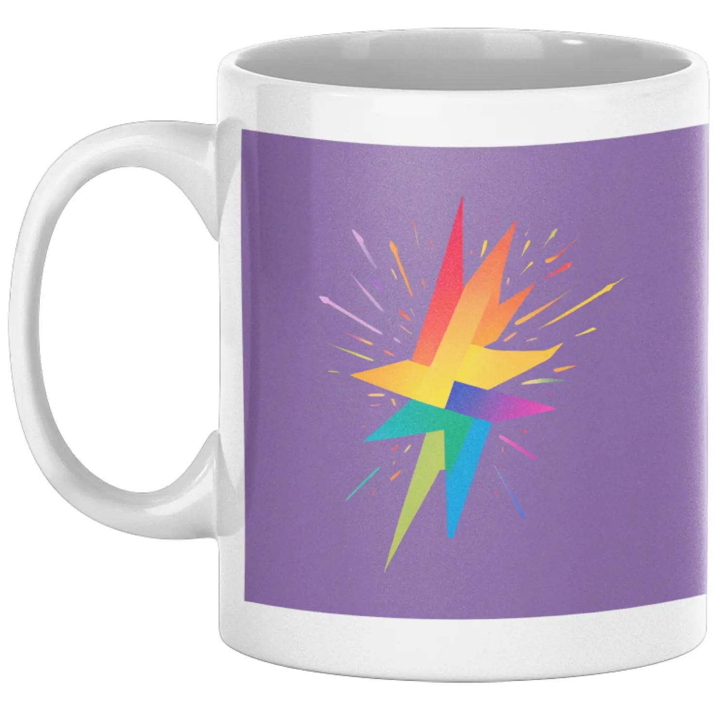 Pride Stern - Regenbogen Tasse | Kunstwerk Bilder KUNSTWERK BILDER