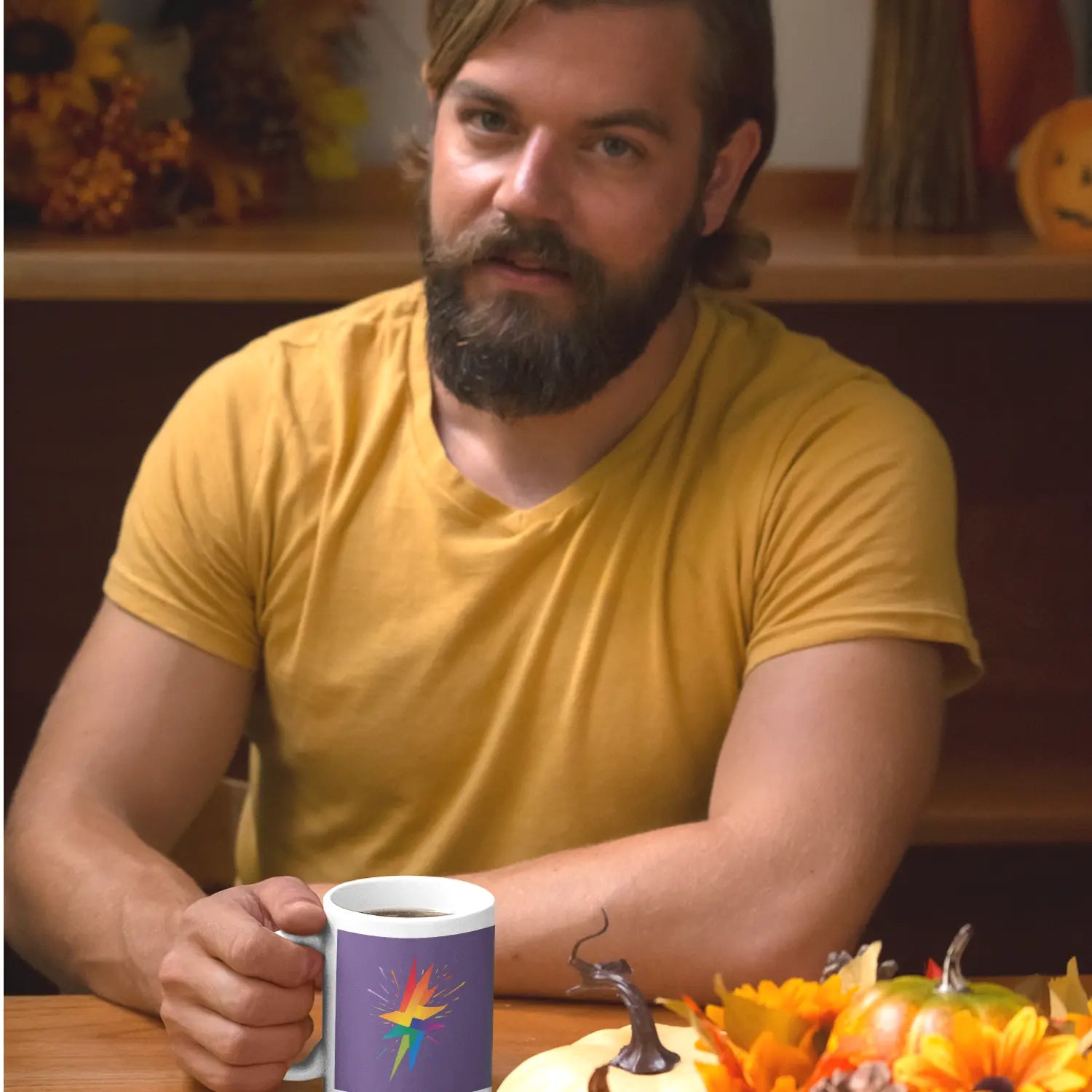 Pride Stern - Regenbogen Tasse | Kunstwerk Bilder KUNSTWERK BILDER