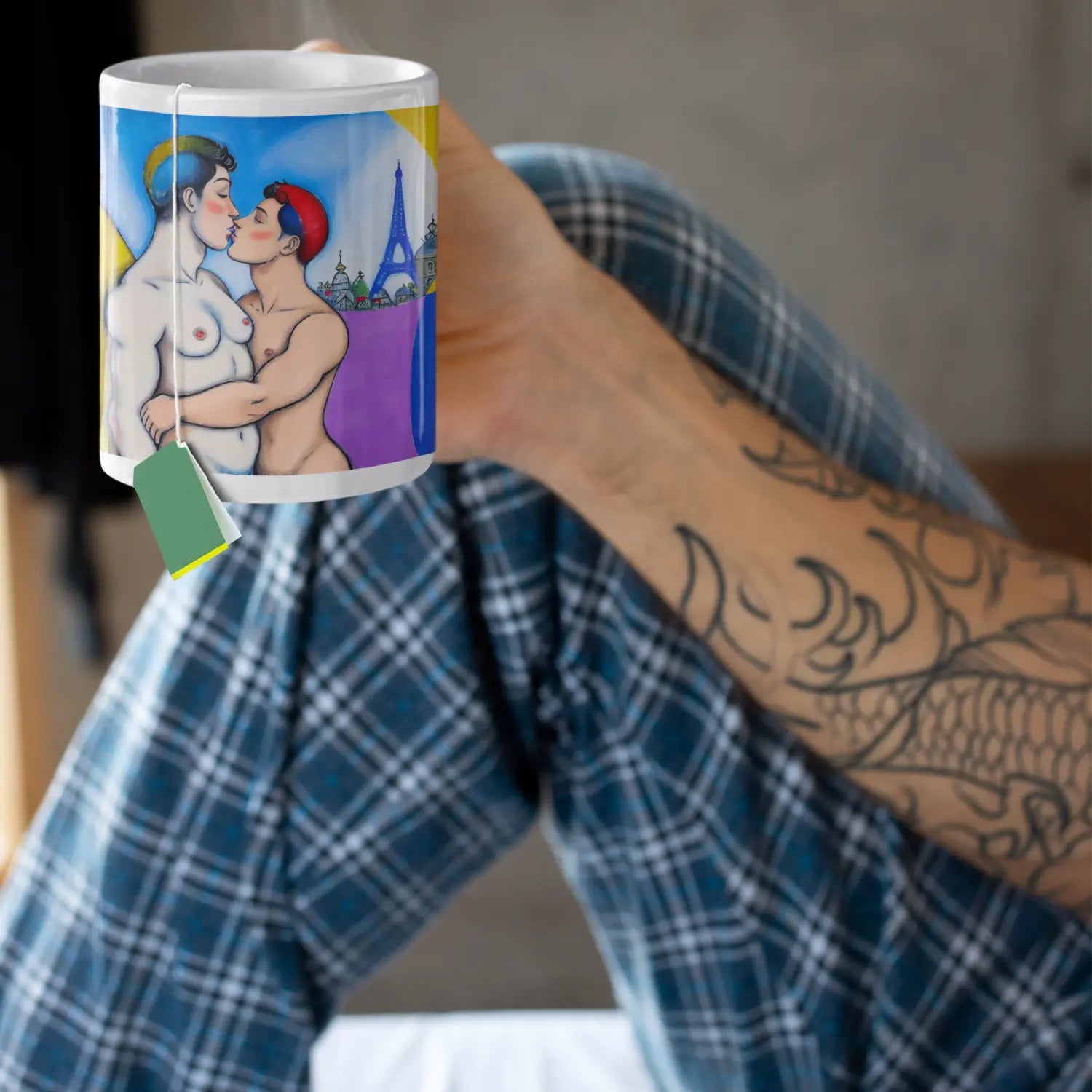 Liebe in Paris - Gay Art Tasse | Kunstwerk Bilder KUNSTWERK BILDER