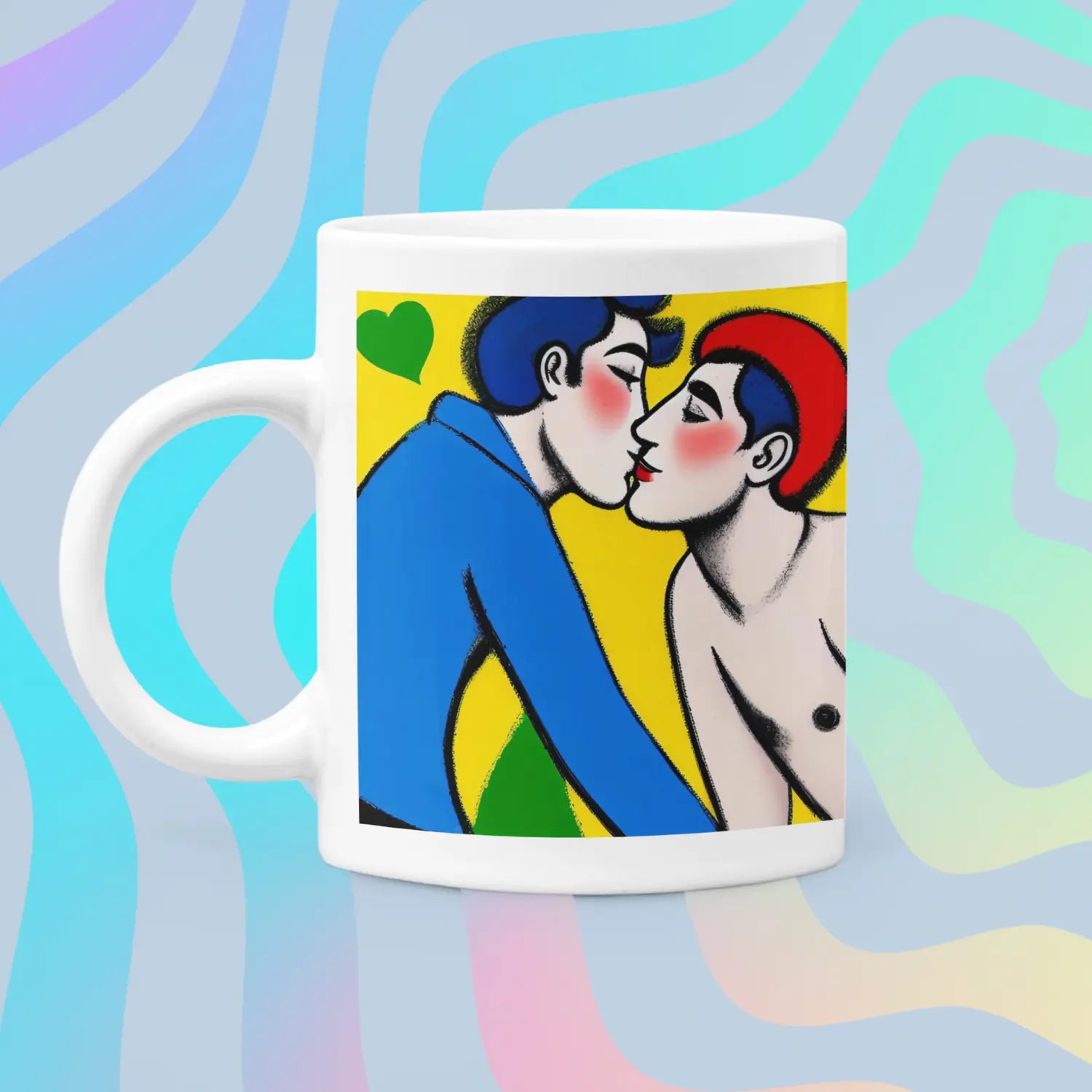 Art Déco Liebe - Gay Art Tasse | Kunstwerk Bilder KUNSTWERK BILDER