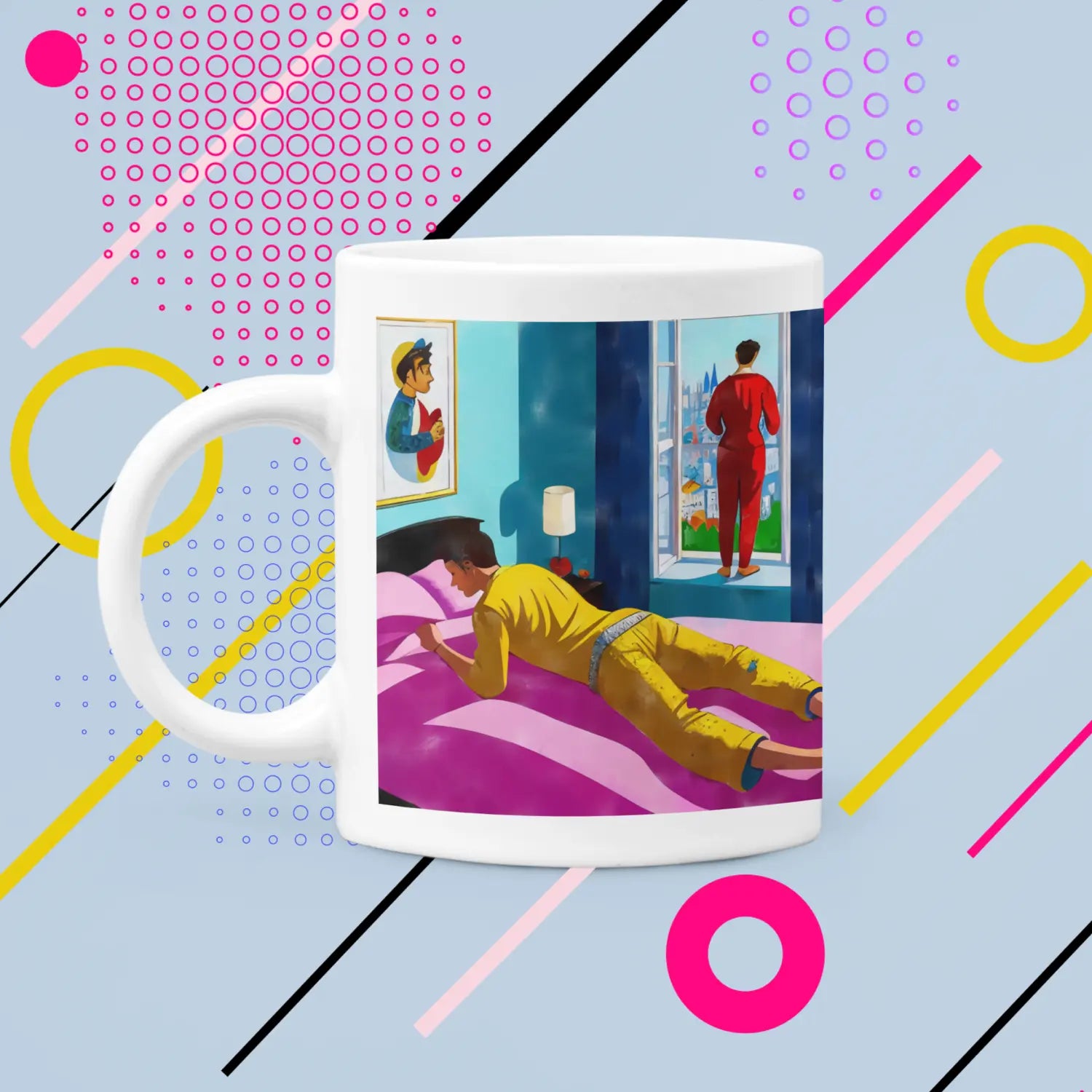 Stille Momente - Gay Love Kunst-Tasse | Kunstwerk Bilder KUNSTWERK BILDER