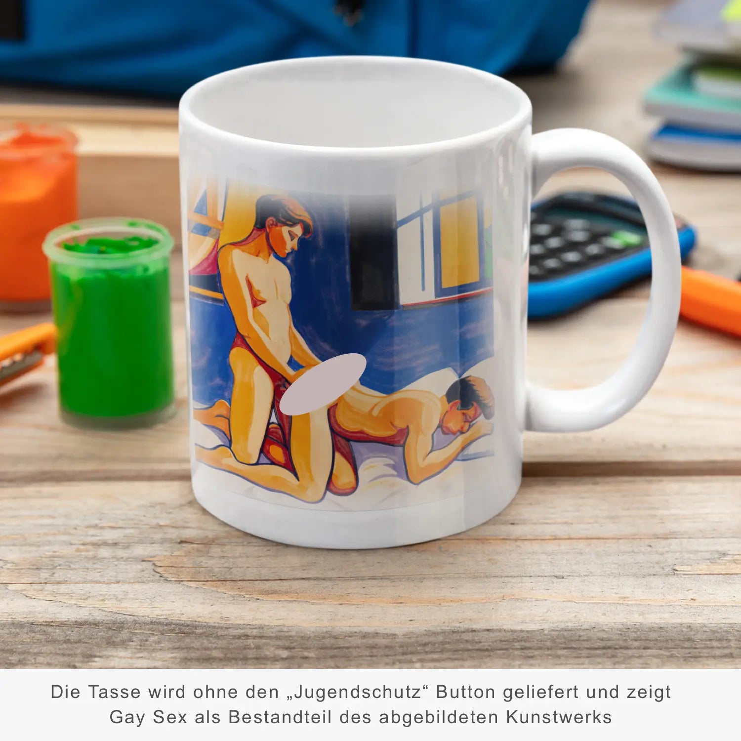 Hingabe - Gay Love Kunst-Tasse | Kunstwerk Bilder KUNSTWERK BILDER