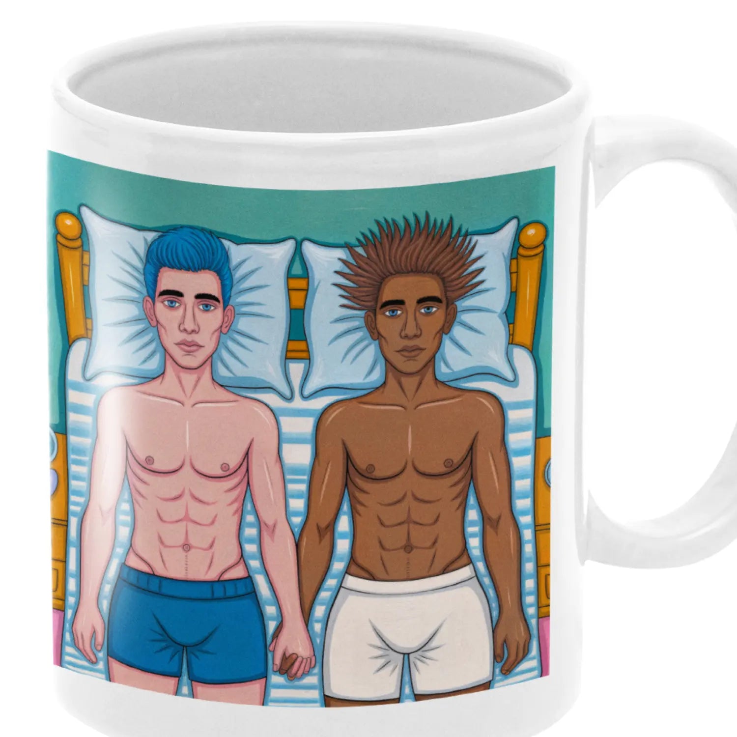 Zusammen - Gay Love Kunst-Tasse | Kunstwerk Bilder KUNSTWERK BILDER