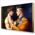 Klassisches Porträt trifft Gay Love - Offizier und Soldat | Kunstwerk Bilder KUNSTWERK BILDER